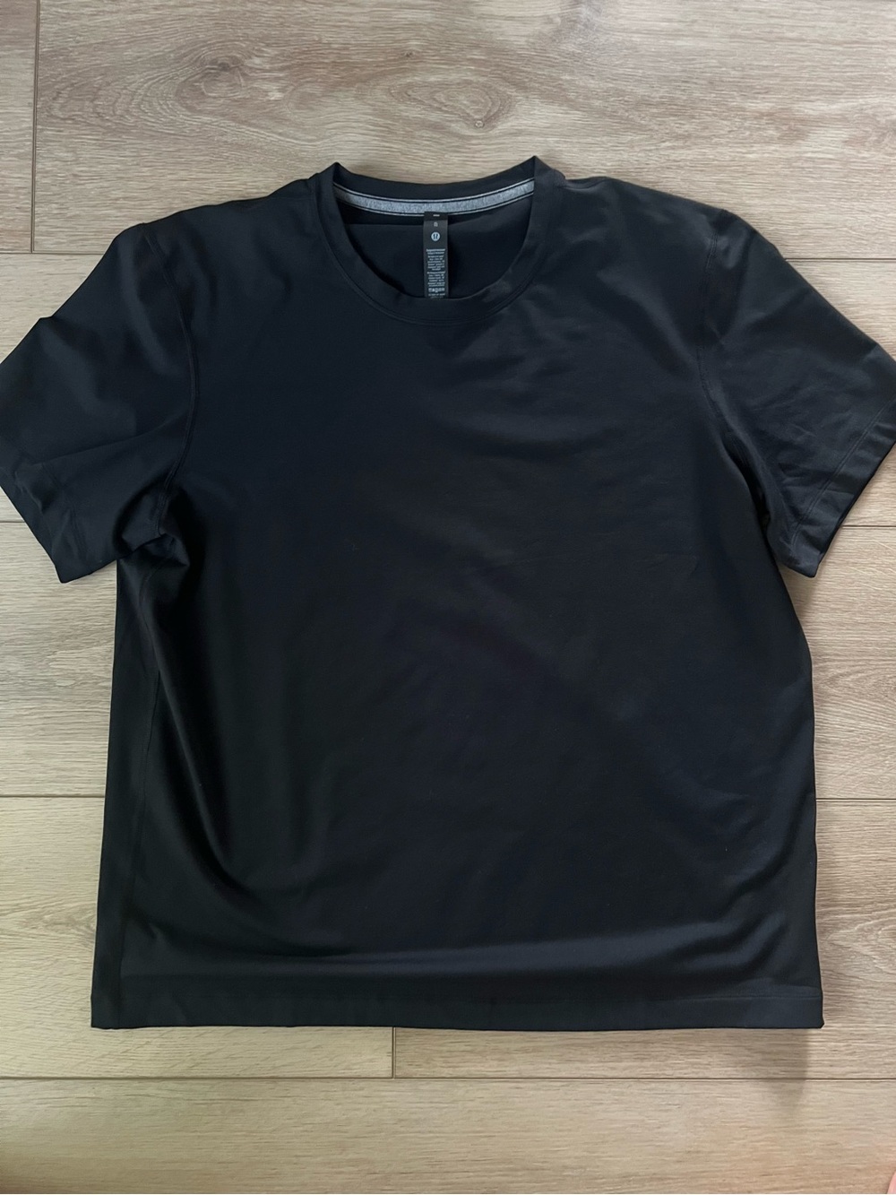 lululemon Black Soft Jersey Short Sleeve Crew T-Shirt, XL